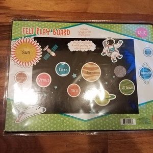 New Solar system and space felt board playset